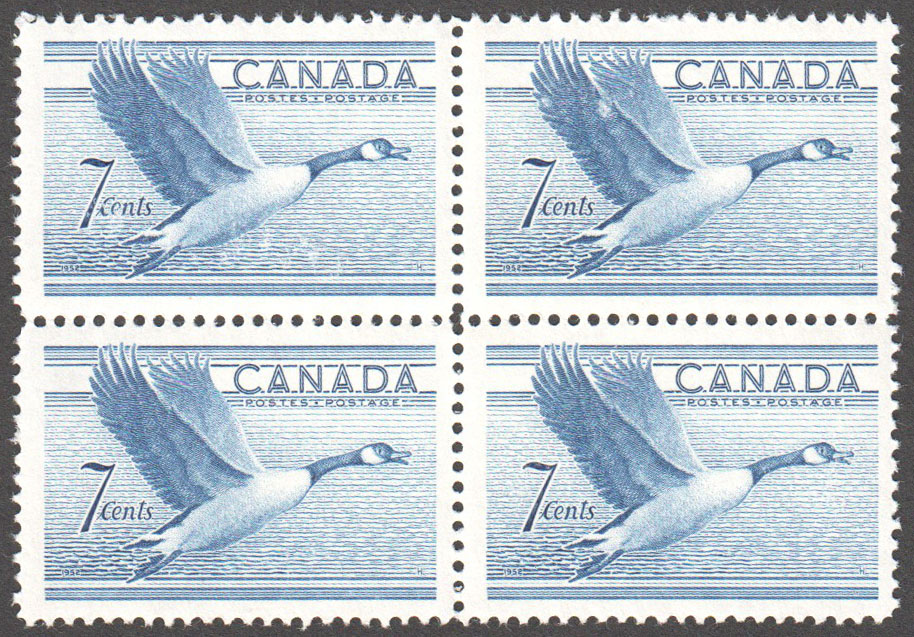 Canada Scott 320 MNH Block - Click Image to Close
